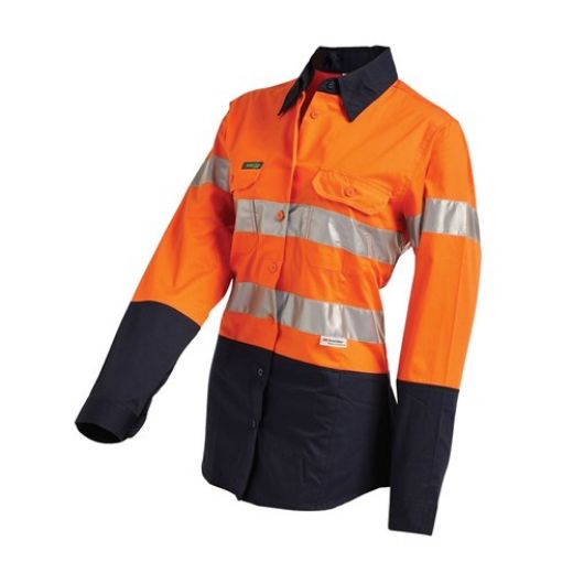 Picture of HI-VIS WOMENS 2 TONE LIGHTWEIGHT TAPED SHIRT